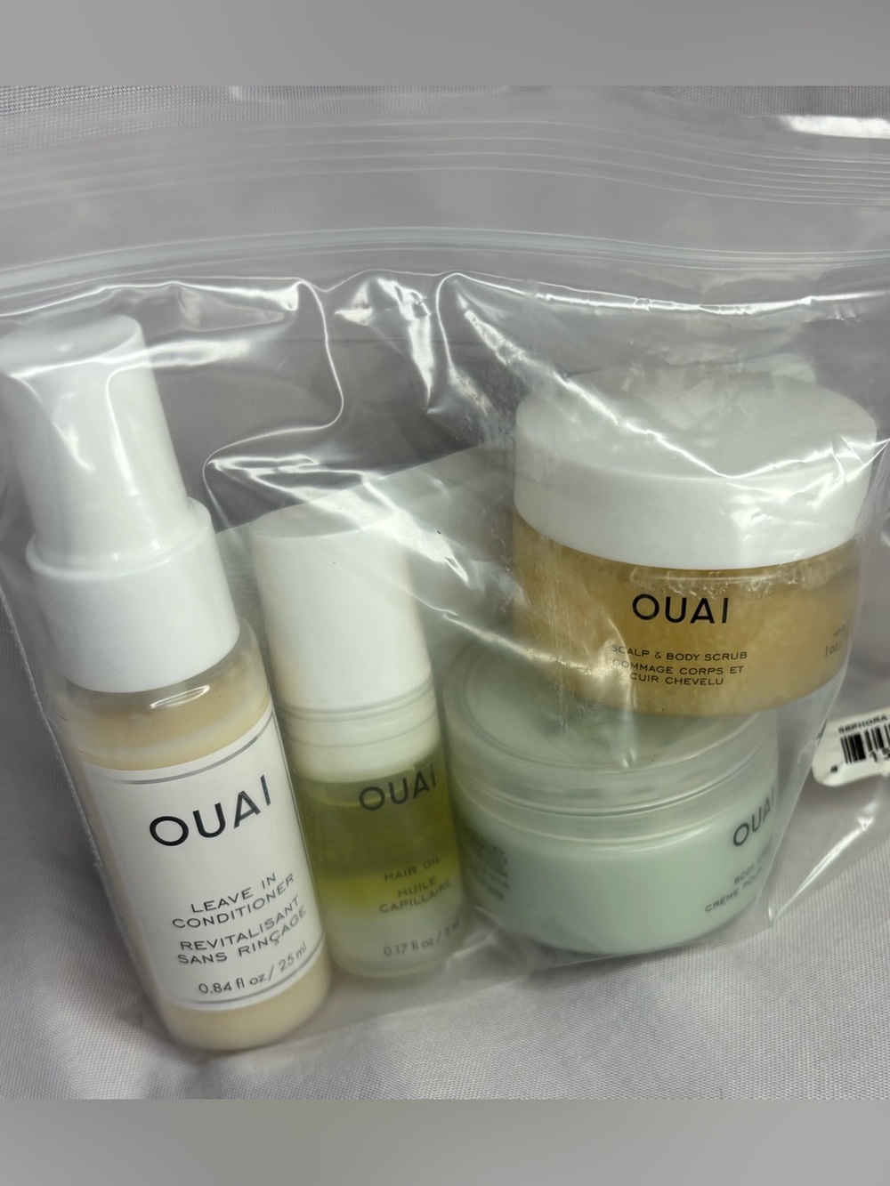 OUAI Travel Hair & Body Sample Set - 4 piece